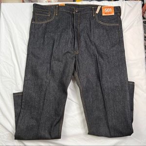 Levis 501 Original Fit Big N Tall Bottom Fly Jeans for Men 44x32 NWT L070622